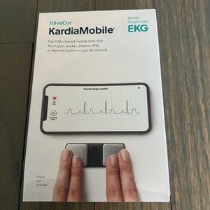 AliveCor
KardiaMobile®
The FDA-cleared mobile EKG